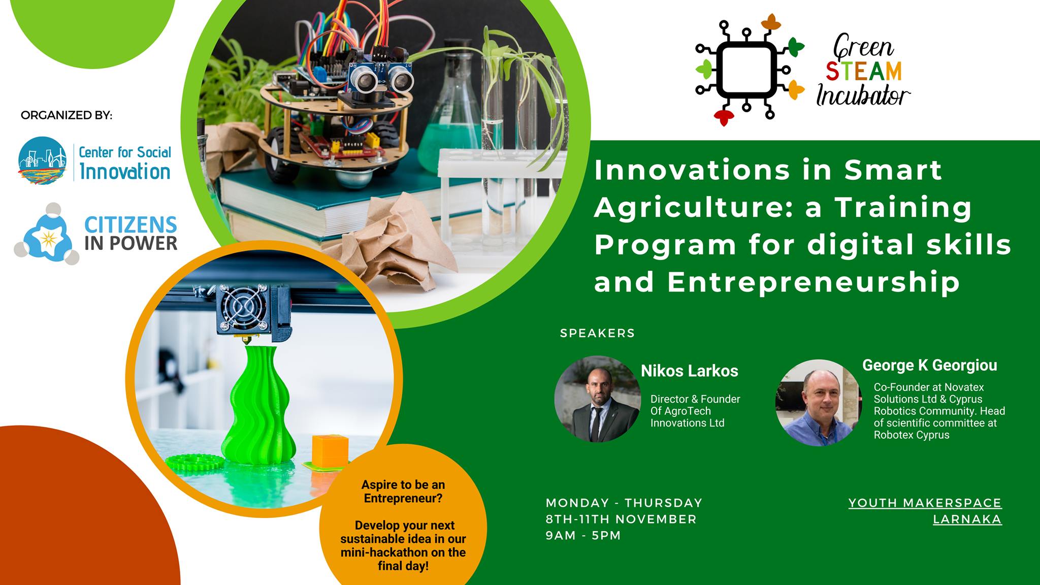 Novatex Presentation at Innovations in Smart Agriculture: a Training Program for digital skills & Entrepreneurship