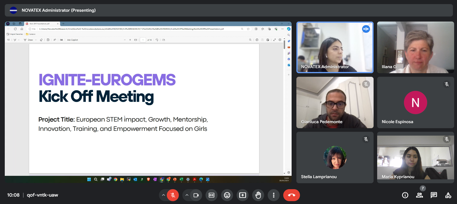 Eurogems – Kick Off Meeting